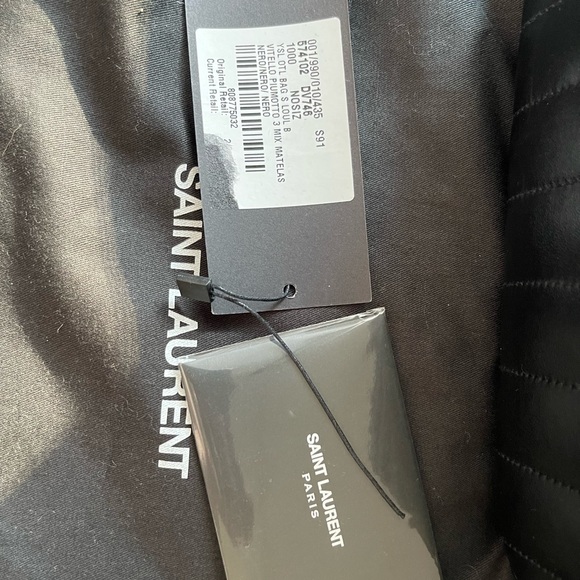 Saint Laurent YSL Small Quilted Loulou Bowling Camera Bag Gunmetal HW - Picture 9 of 13